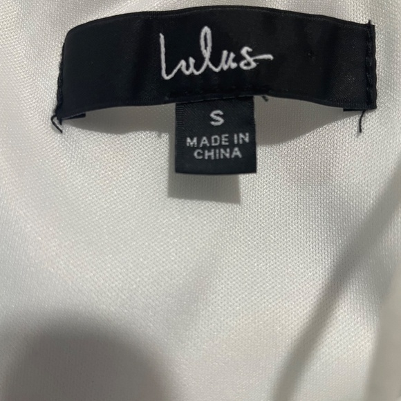 White Asymmetrical body con - Picture 6 of 6